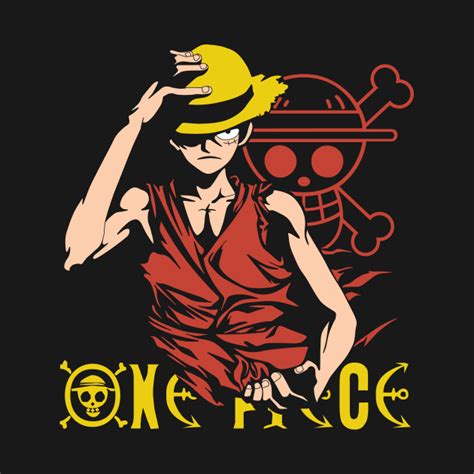 One Piece Monkey D Luffy Vector Anime Manga T Shirt Teepublic