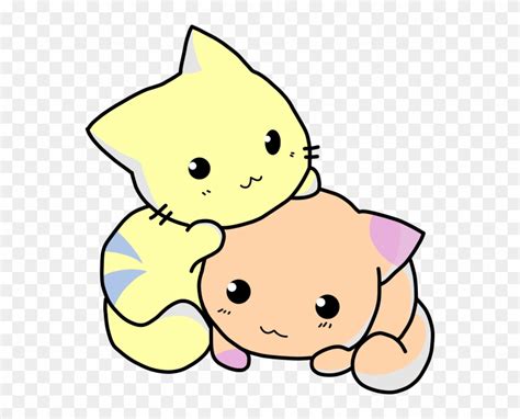 Easy Cute Cartoon Cats Hd Png Download 564x5981272259