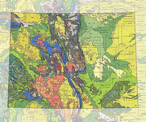 Geological Map Of Colorado Secretmuseum
