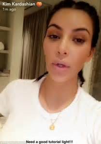 How Kim Kardashian Does Her Own Make Up In Five Minutes Daily Mail Online