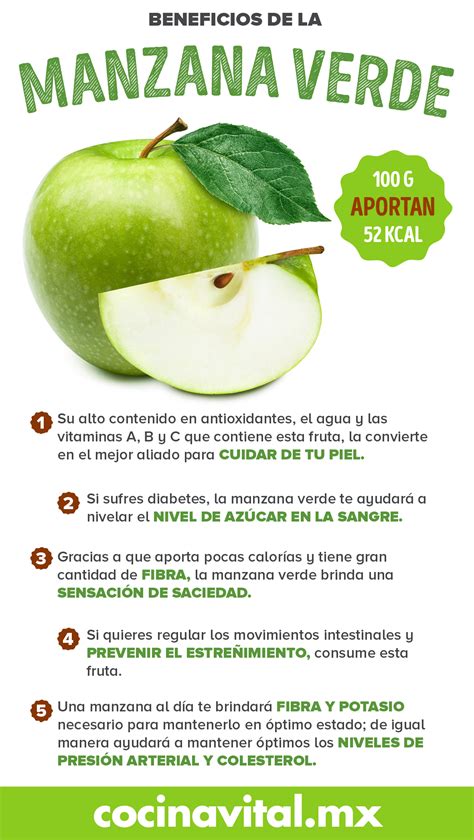 Beneficios De La Manzana Verde Que Debes Conocer Cocina Vital
