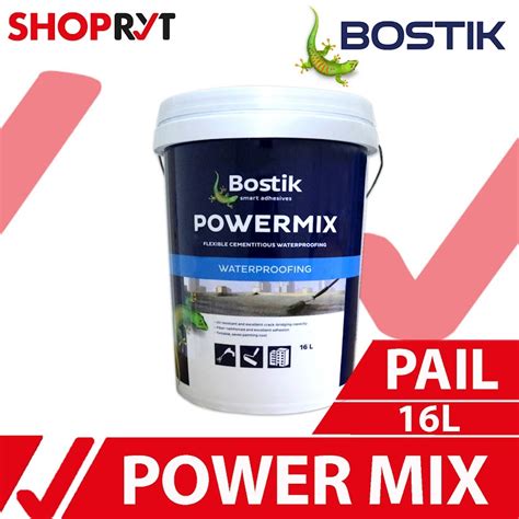 Bostik Powermix Flexible Cementitious Waterproofing Mix For Concrete