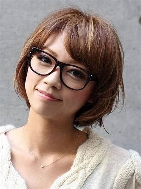 Awesome Bob Hairstyle And Glasses