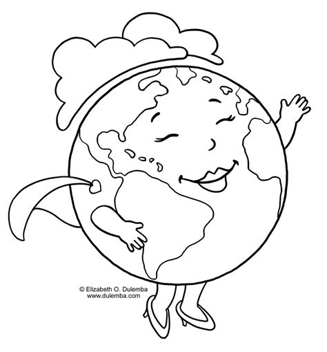Earth coloring pages to download and print for free