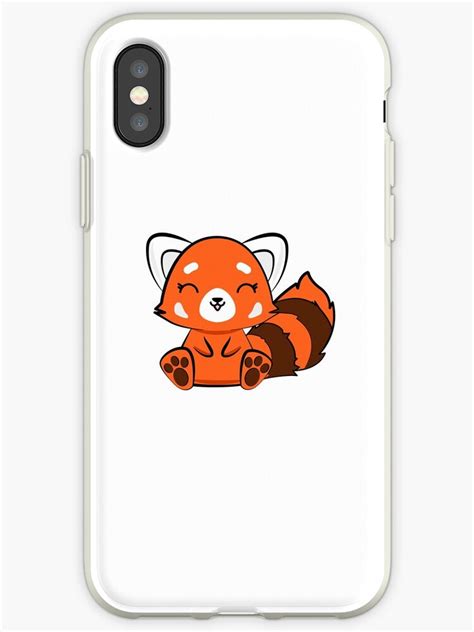 Kawaii Cute Red Panda Bear Iphone Cases And Covers By