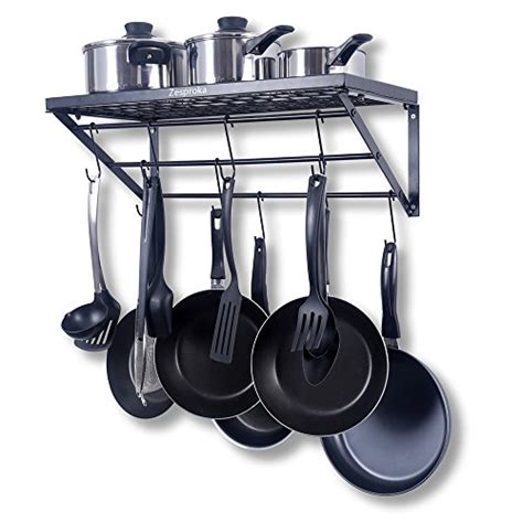 rack pot pan kitchen wall hanger holder mount shelf cookware racks pots pans utensils types amazon na called manufacturer