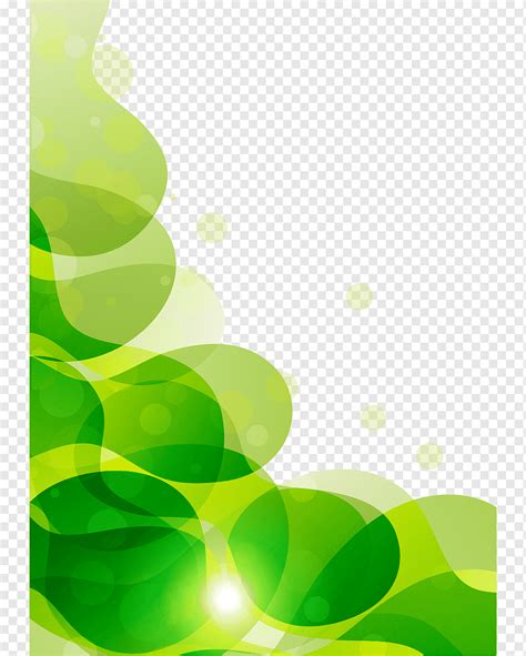 Banner Illustration Green Computer File Fantasy Green Background