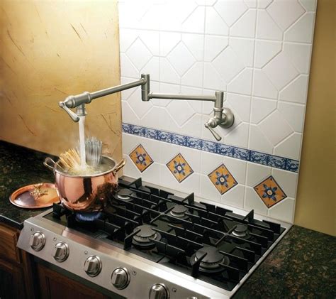 Have you ever struggled to lift a heavy pot from the sink to the stove after filling it with water? Moen S664CSL Pot Filler Two Handle Wall Mount Kitchen ...