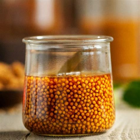 Brown Sugar Bourbon Pickled Mustard Seeds Norberts Kitchen