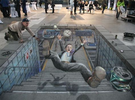 3d Street Art Julian Beever Designalmic Street Art Illusions