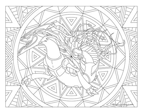 Pokemon EX Coloring Pages