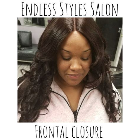 Pin By Endless Styles Salon On Weaves Frontal Closure Frontal Style