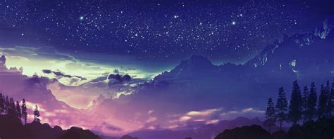 Sky Anime Landscape Hd Wallpapers Wallpaper Cave