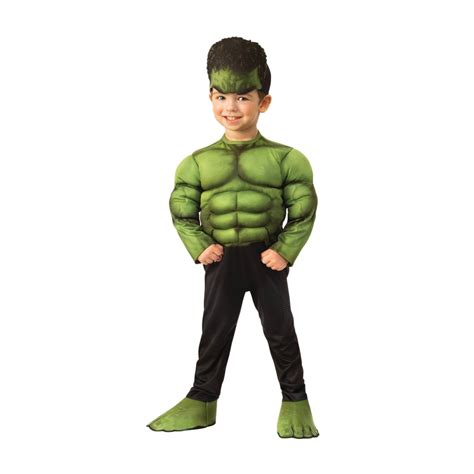 Toddler Boys Marvel Hulk Muscle Chest Halloween Costume Best Baby