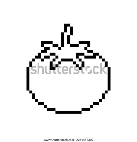Tomato Icon 8 Bit Pixel Art Stock Vector Royalty Free 2261488309