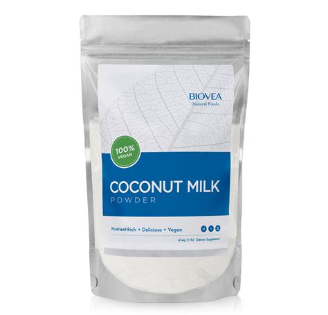 Coconut Milk Powder Organic 16oz 454g Biovea