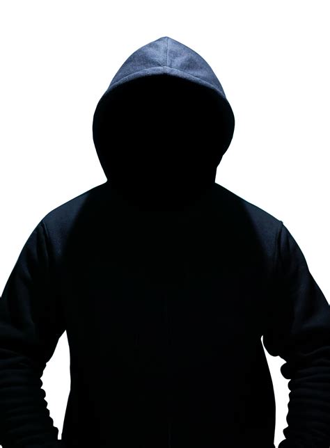 Man Wearing Jacket Hoodie In Anonymous Hacker Theme 12620235 Png