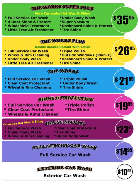 $35.99 + tax ceramic full service ceramic full wash services Wash Services - CLEANWAY CAR WASH