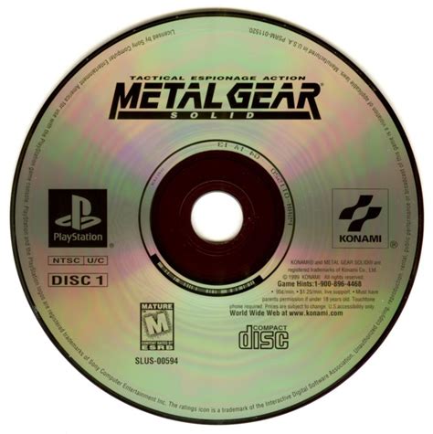 Metal Gear Solid Greatest Hits Playstation 1 Ps1 Game Your