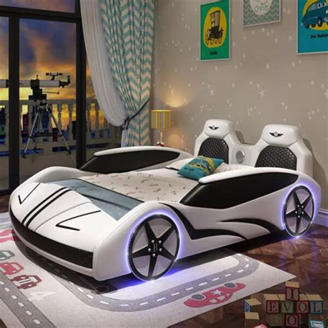 These Adult Race Car Beds Can Fit Queen And King Size Mattresses