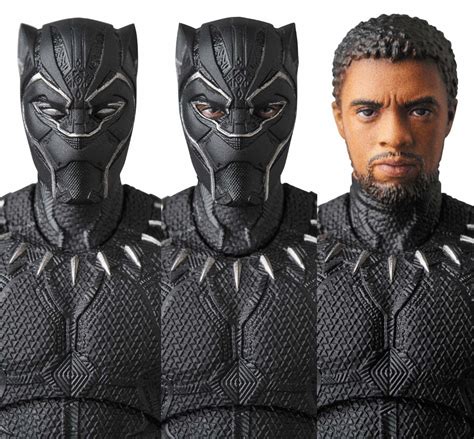 Black panther is a fictional character appearing in american comic books published by marvel comics. MAFEX Black Panther 6" Movie Figure Photos & Up for Order ...