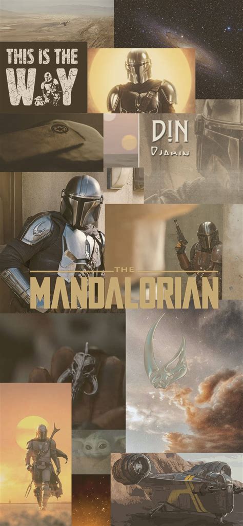 Download This Is The Way Mandalorian Collage Wallpaper