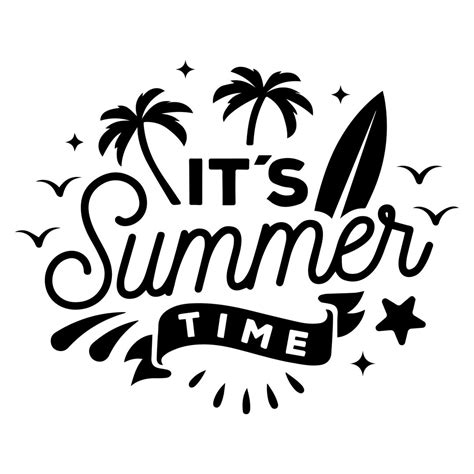 Digital Download Its Summer Time Png Svg Summer Digital Art Etsy