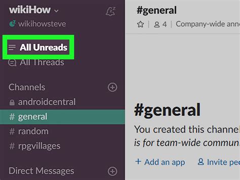 How To Find Unread Slack Messages 8 Steps With Pictures
