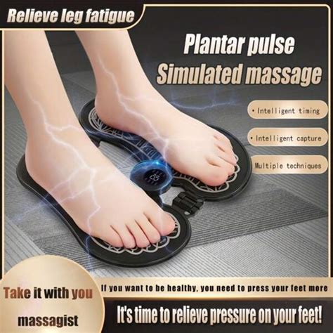 Rechargeable Foot Massage Mat For Acupressure Muscle Stimulation Home Foot Massager Shein Usa