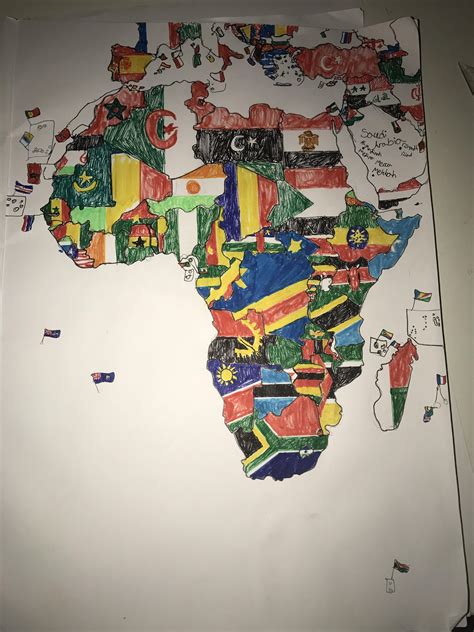 How To Draw Africa Map At How To Draw