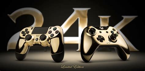 Colorwares 24k Gold Plated Dualshock 4 And Xbox One