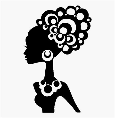 Black Hair Silhouette Afro Textured Hair African American African