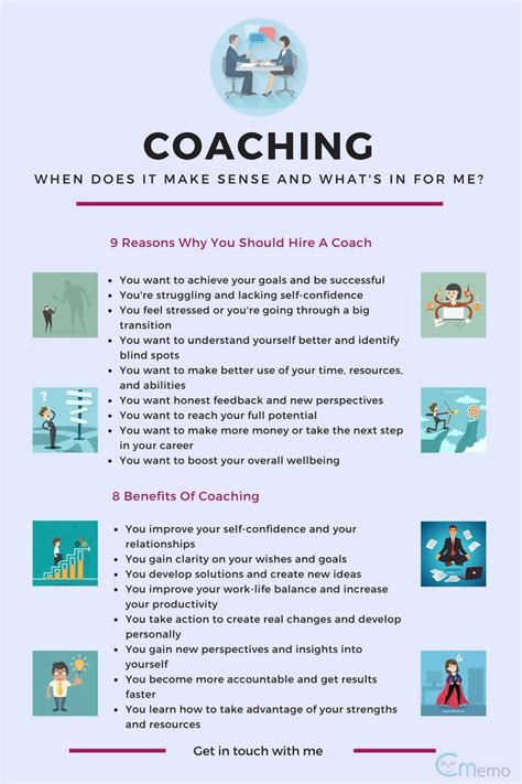 Benefits Of Coaching Infographic Life Coaching Business Career