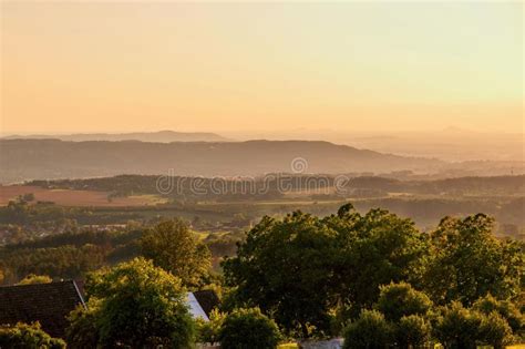 Czech Paradise Panorama In Sunset Stock Photo Image Of Panorama