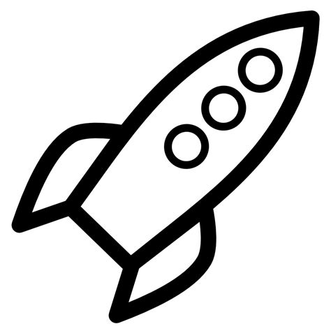 Rockets Line Drawing ClipArt Best