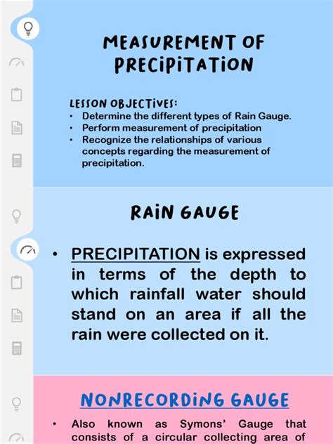 Measurement Of Precipitation Pdf Precipitation Rain