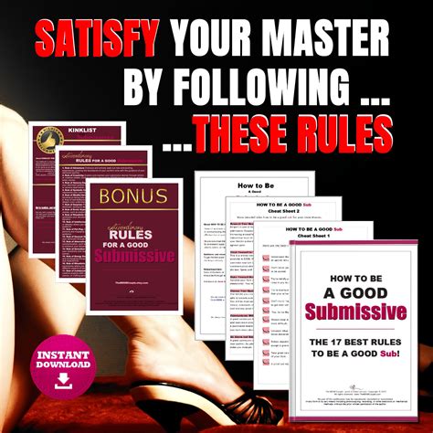 Bdsm Rules For Submissives How To Be A Good Submissive Best Submissive