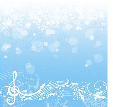 1500 Winter Music Notes Stock Illustrations Royalty Free Vector