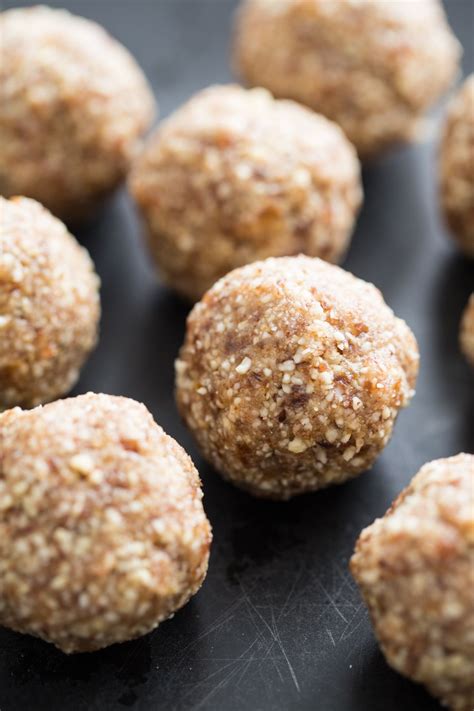 triple almond energy balls vegan grain free naturally sweetened oh she glows recipe