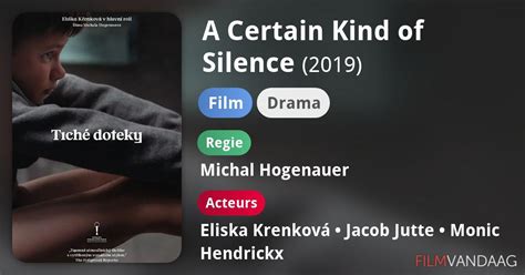 A Certain Kind Of Silence Film 2019 Filmvandaagnl