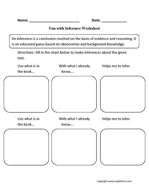 fun  inference worksheets englishlinxcom board pinterest