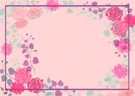Aesthetic Watercolor Pink Floral Background Aesthetic Background