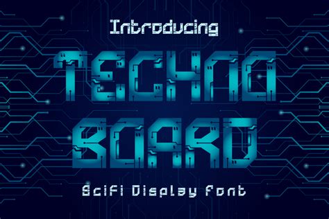 Techno Board Font Putracetol Studio Fontspace