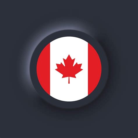 premium vector flag of canada national canada flag canadian symbol vector illustration