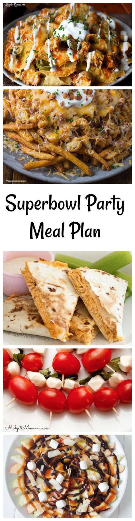 We've got a party planning tip for you, pulled straight out of the how to throw the most awesome party lots of appetizers. Superbowl Party Meal Plan. Get your tasty superbowl party ...