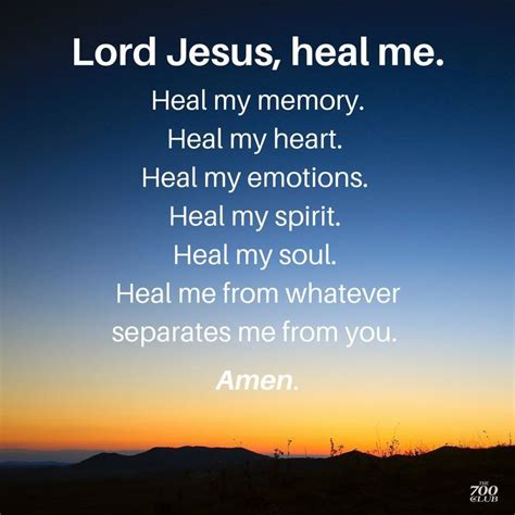 Heal Me Prayers For Healing Prayer For Today Faith In God