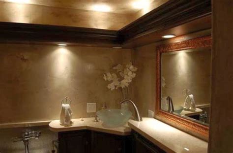 Rustic bathroom lighting is not all about aesthetics. 18 Gorgeous Brown Bathroom Ideas