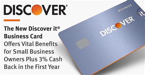 Check spelling or type a new query. The New Discover it® Business Card Offers Vital Benefits for Small Business Owners Plus 3% Cash ...