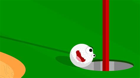 Download Funny Golf Ball Cartoon Picture