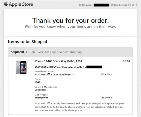 Confirmed Order Thread Iphone 6 And 6 Plus Page 6 Macrumors Forums
